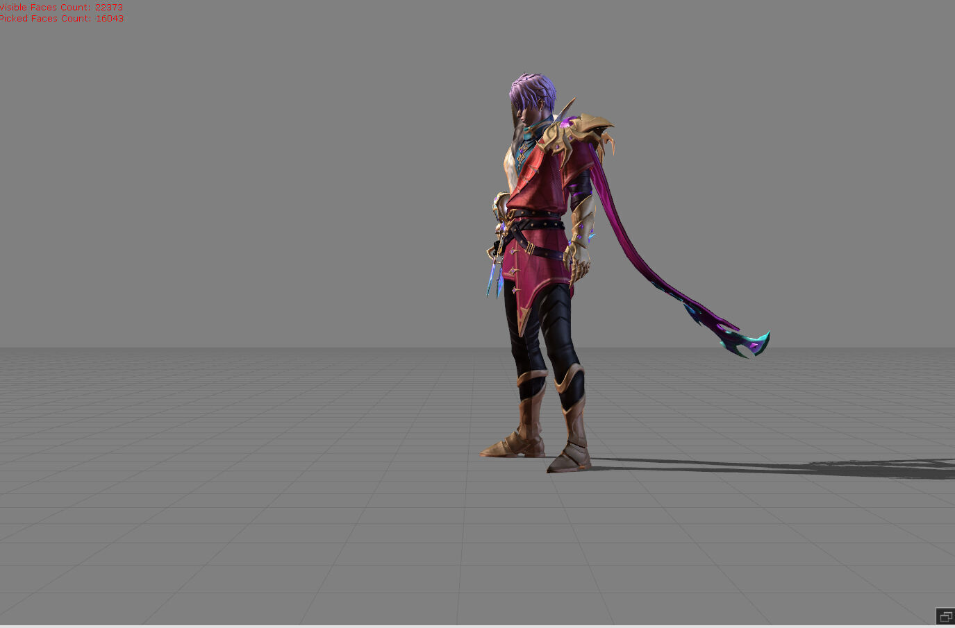 Gussion Desert Spider Low-poly 3D model_4