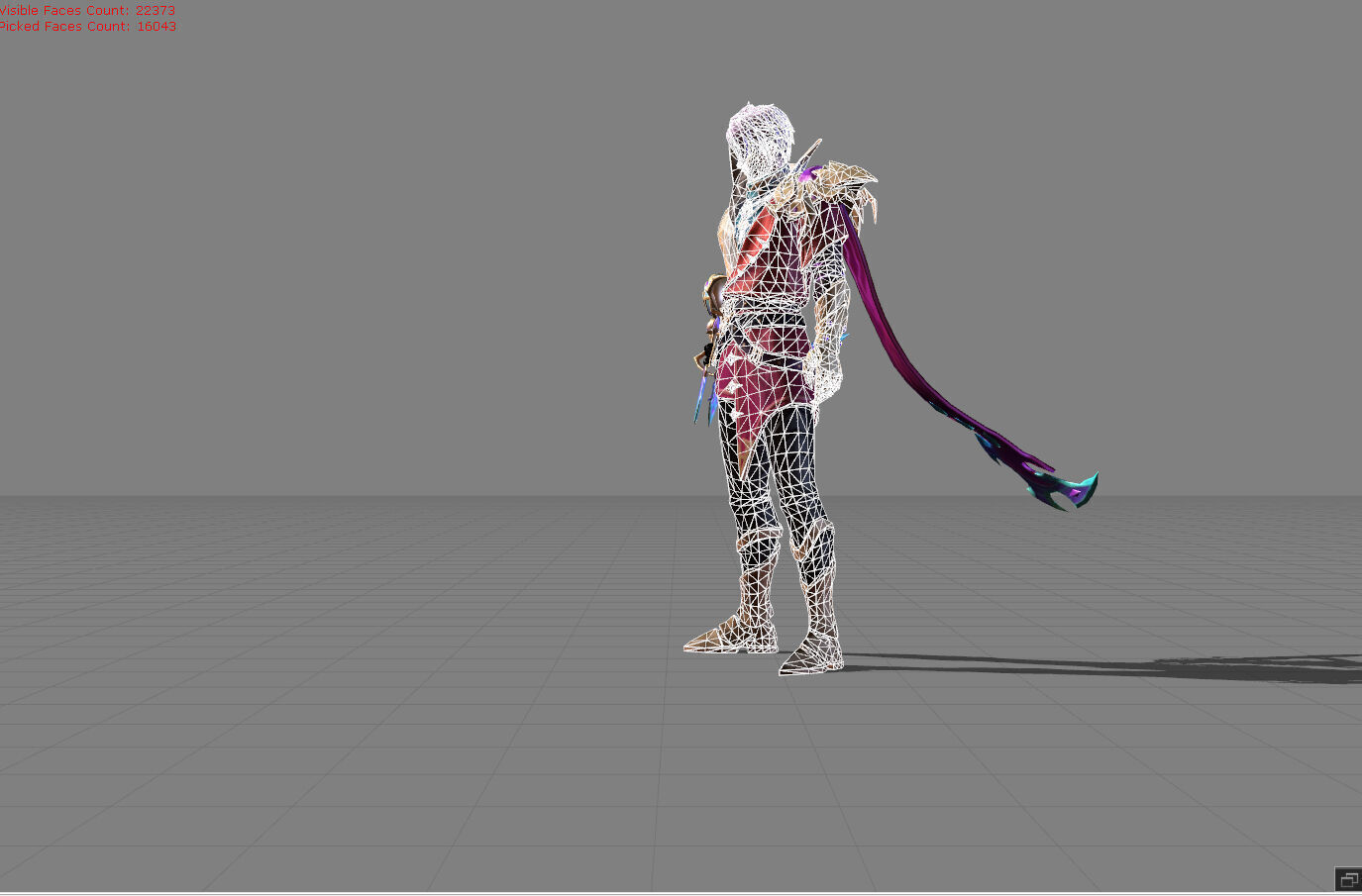 Gussion Desert Spider Low-poly 3D model_8