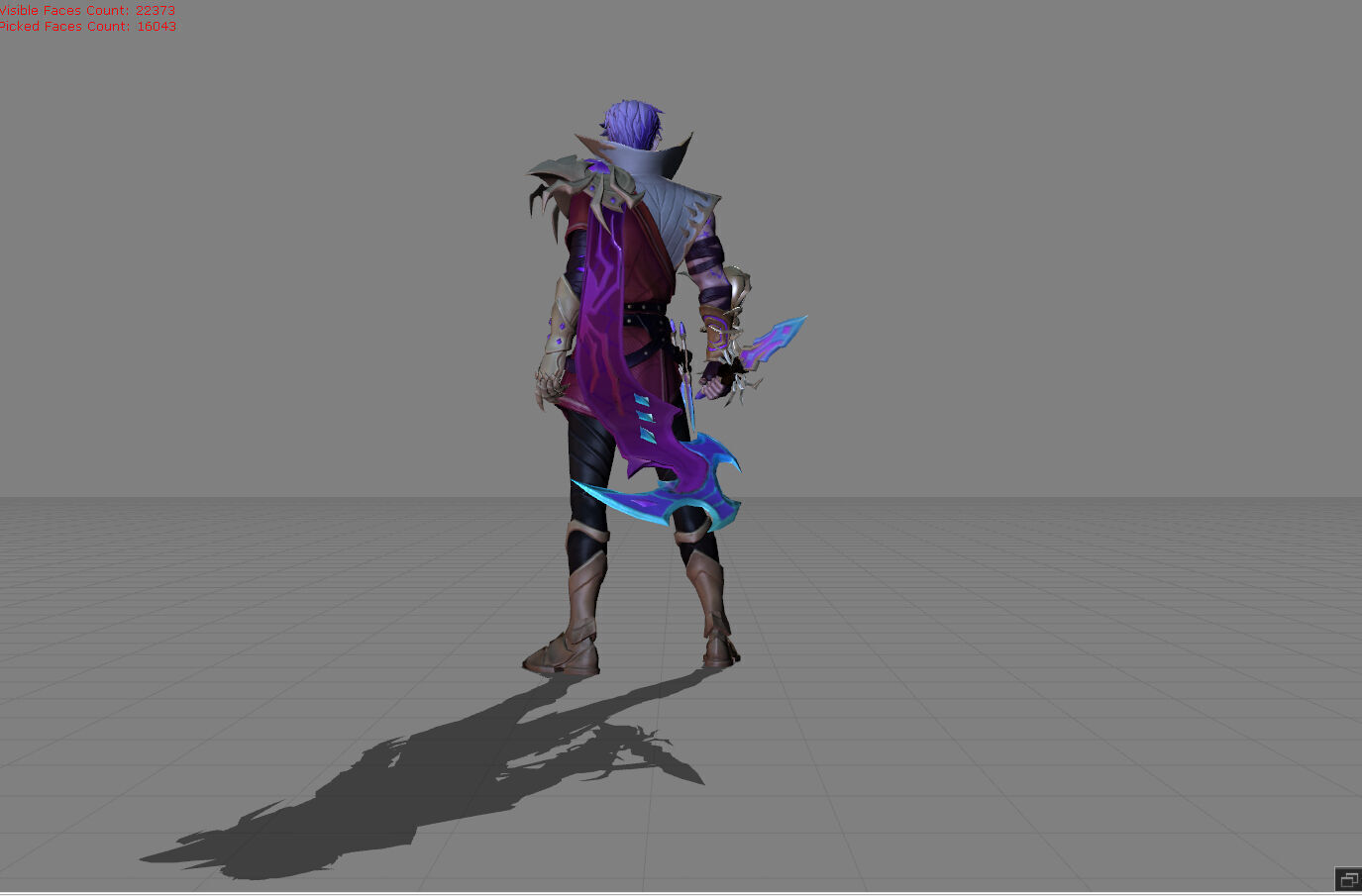 Gussion Desert Spider Low-poly 3D model_5