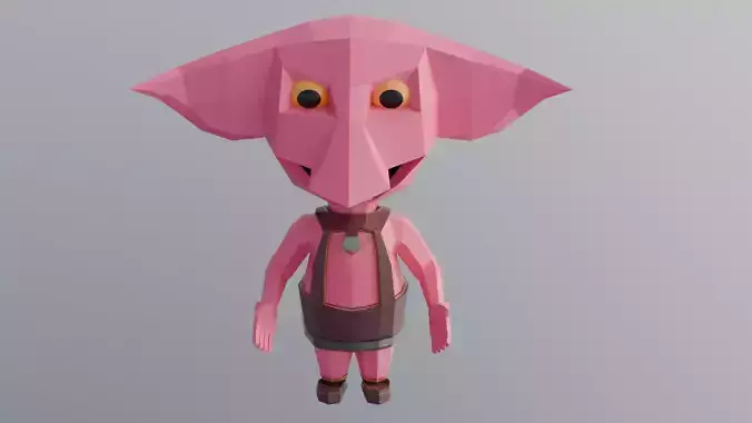 Low Poly Stylized Character - Game - Ready Character