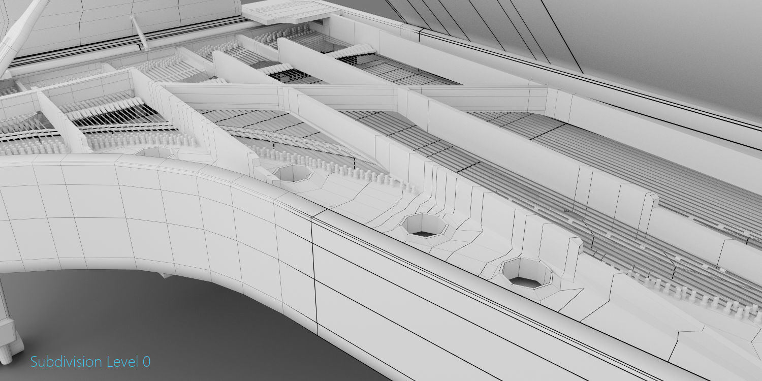 Grand Piano full detailed with Rig 3D model_6