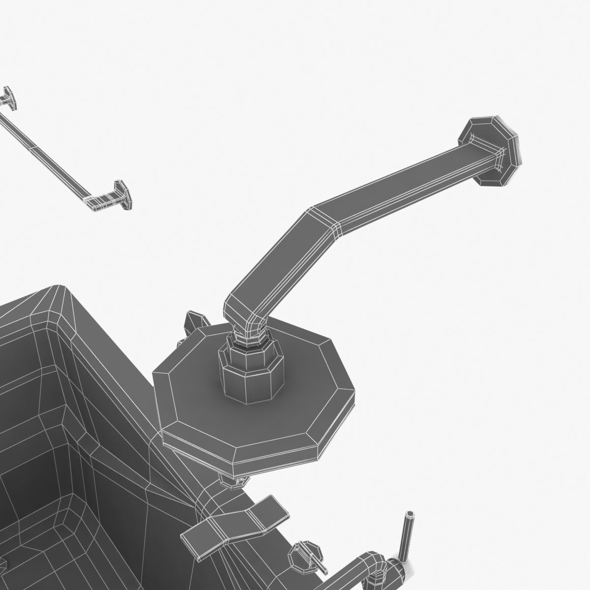 Waterworks plumbing fixtures  kohler bathtub  duravit toilet 3D model_9