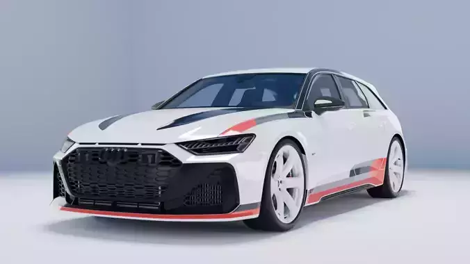 Audi RS6 GT Avant Game Ready 