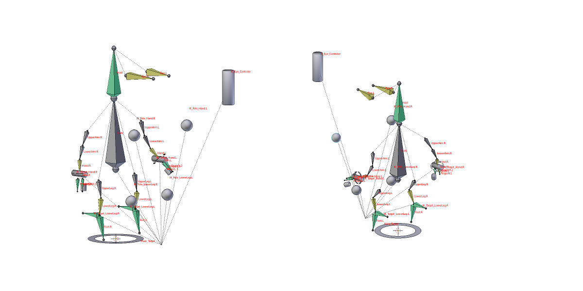 Friendly little robot rigged 3D model_4