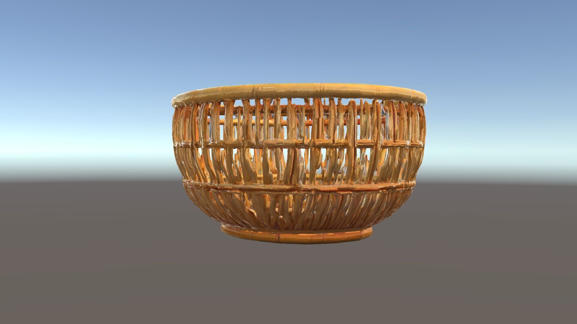 Wicker Basket D Model Pack Low-poly 3D model_15