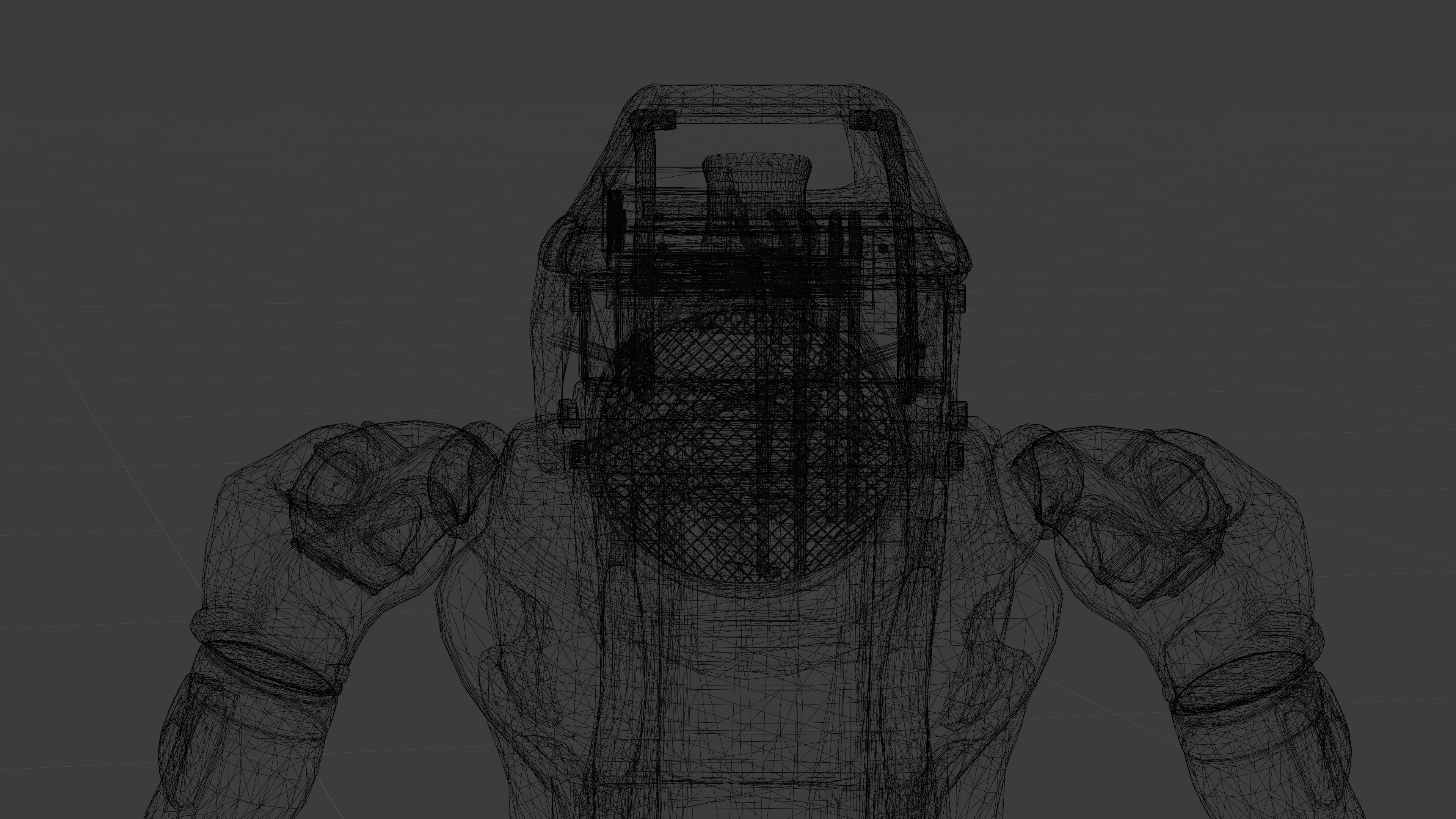 Highly Detailed Patrol Trooper 3D Model Low-poly 3D model_4