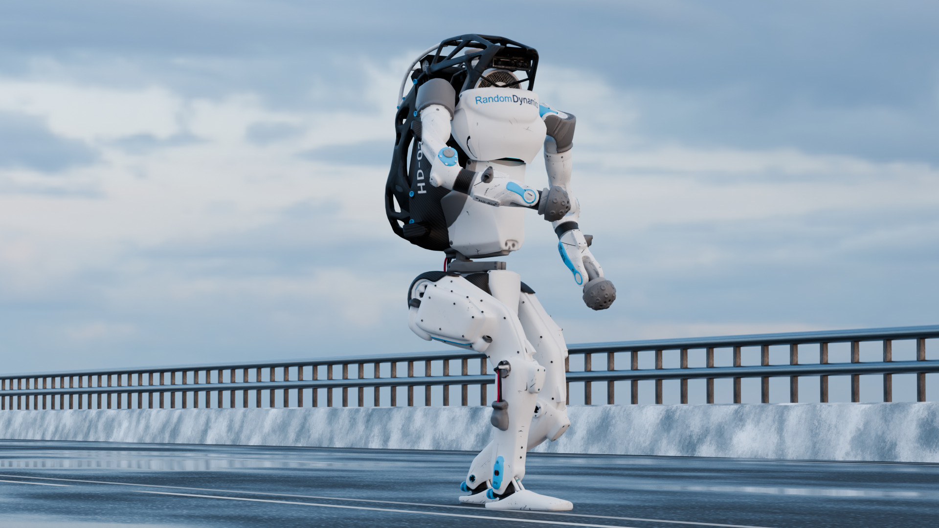 Highly Detailed Patrol Trooper 3D Model Low-poly 3D model_1