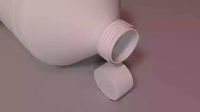 Water bottle plastic mockup