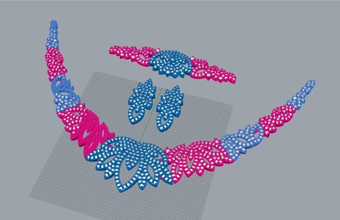 Jewelry Set 3D print model_3