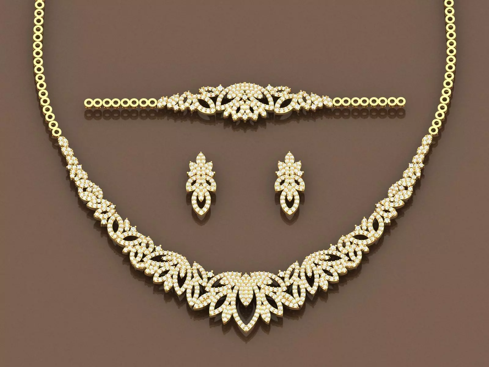 Jewelry Set 3D print model_0