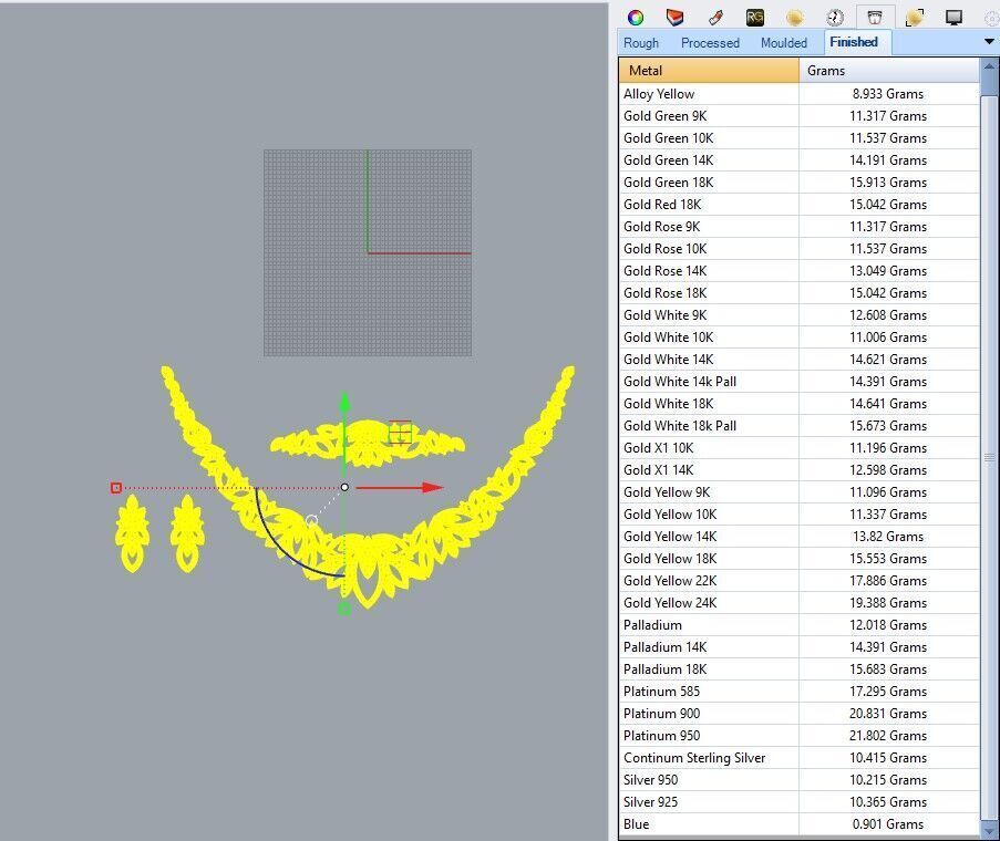 Jewelry Set 3D print model_6
