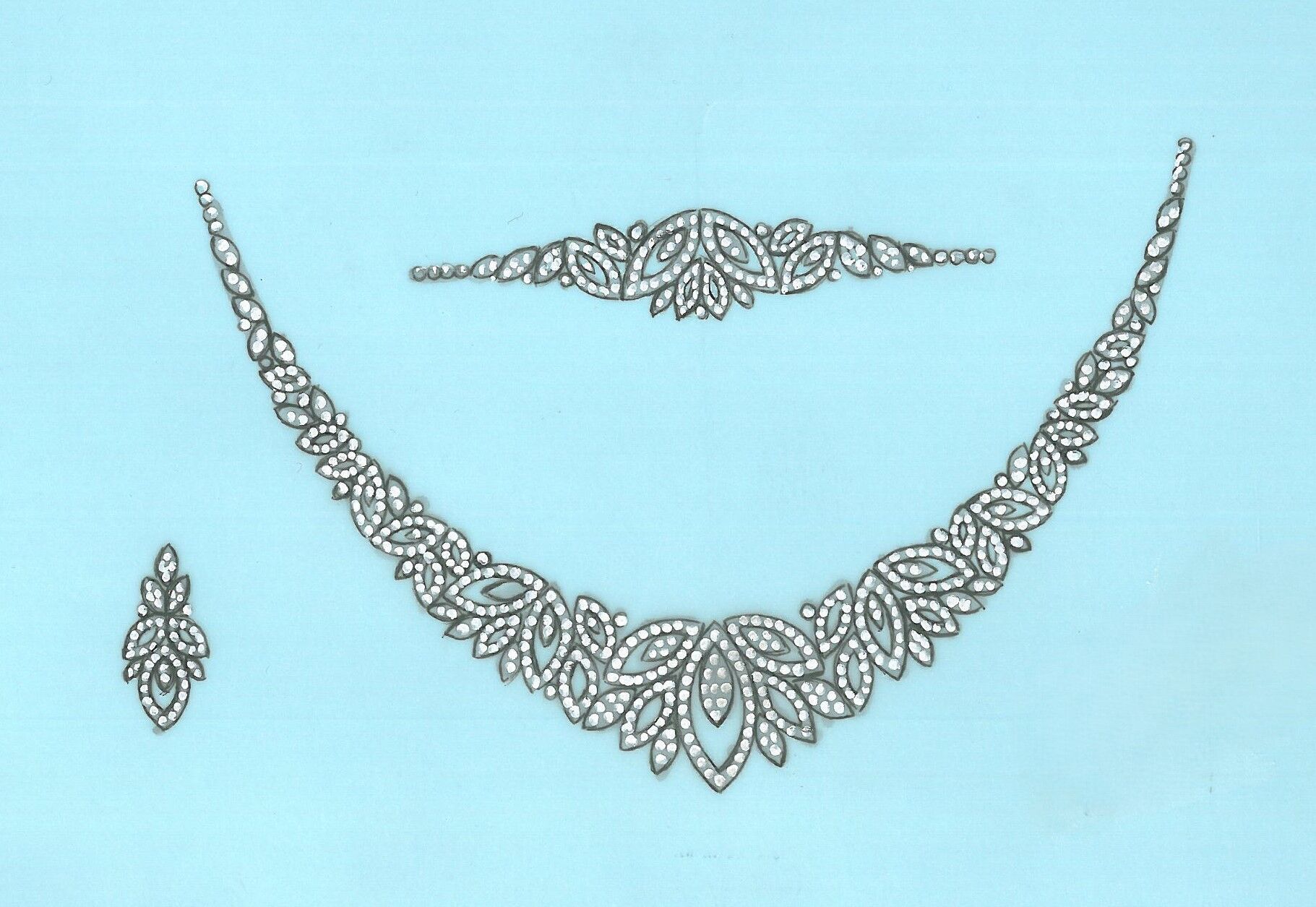 Jewelry Set 3D print model_7