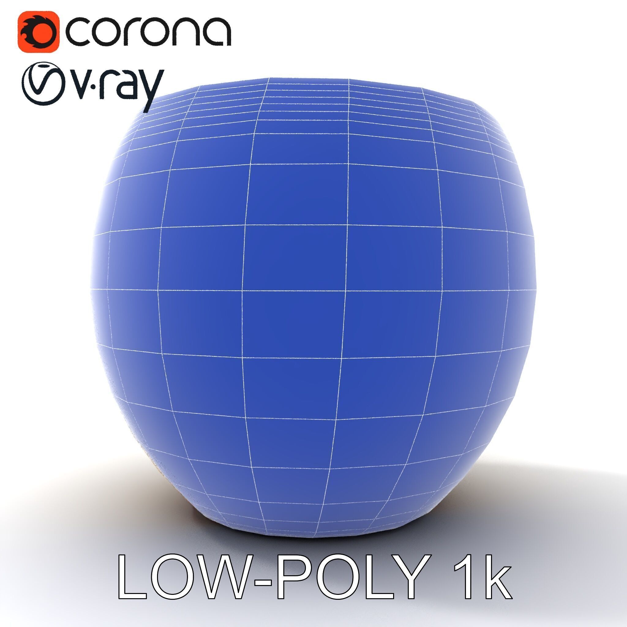 Elegant Ceramic Vase Model Pack with Crackle Finish Low-poly 3D model_24