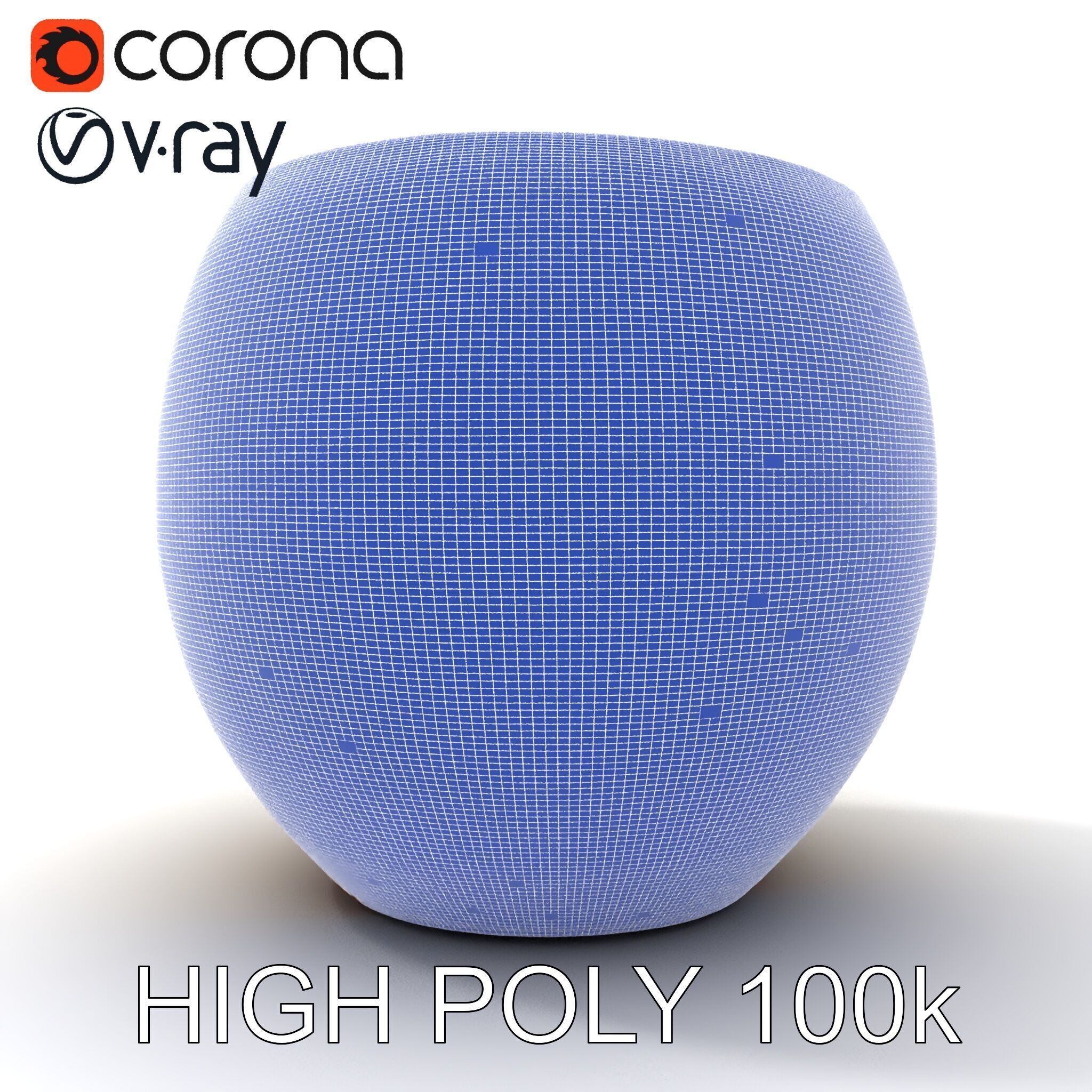 Elegant Ceramic Vase Model Pack with Crackle Finish Low-poly 3D model_11