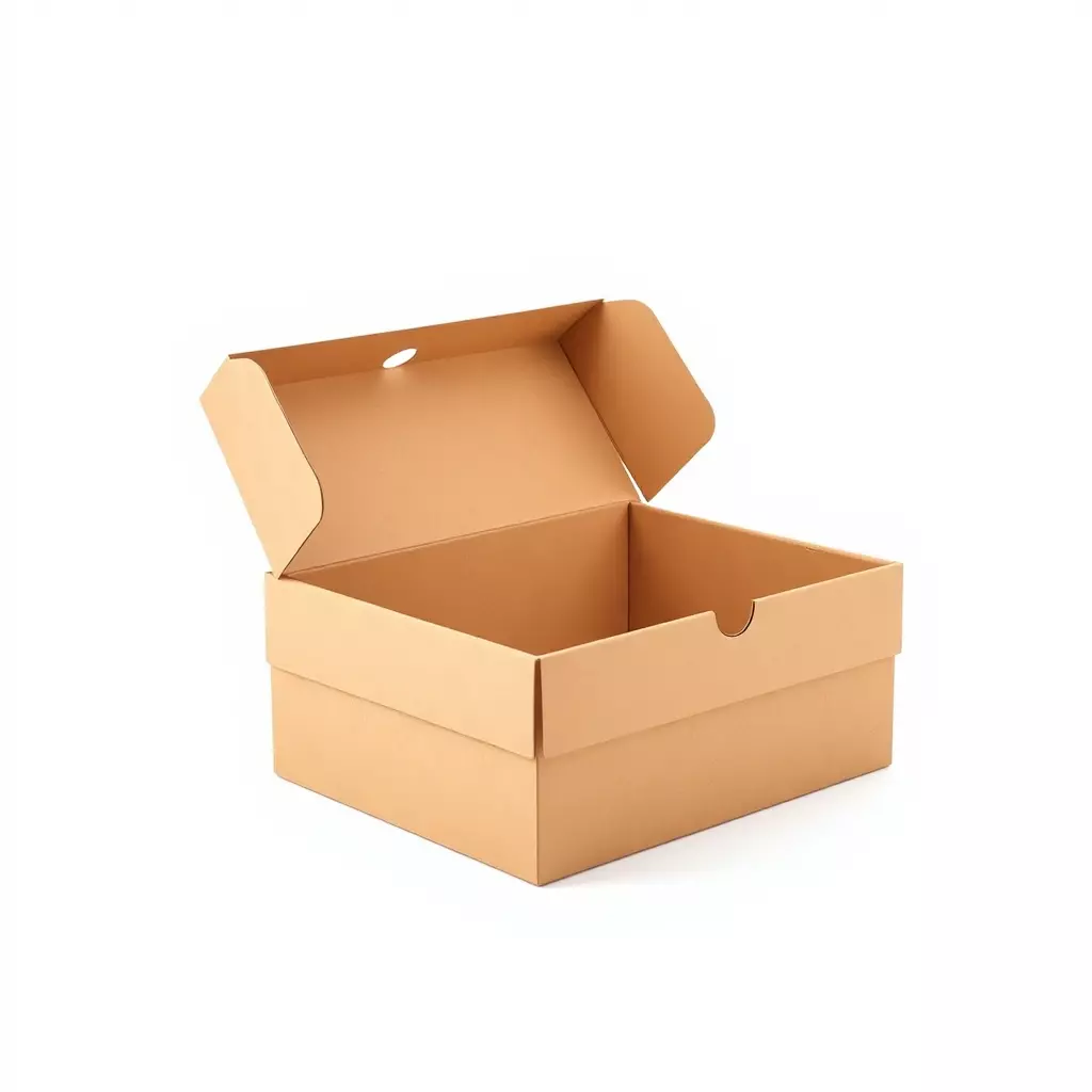 Cardboard Shoe Box Model Pack Low-poly 3D model_0