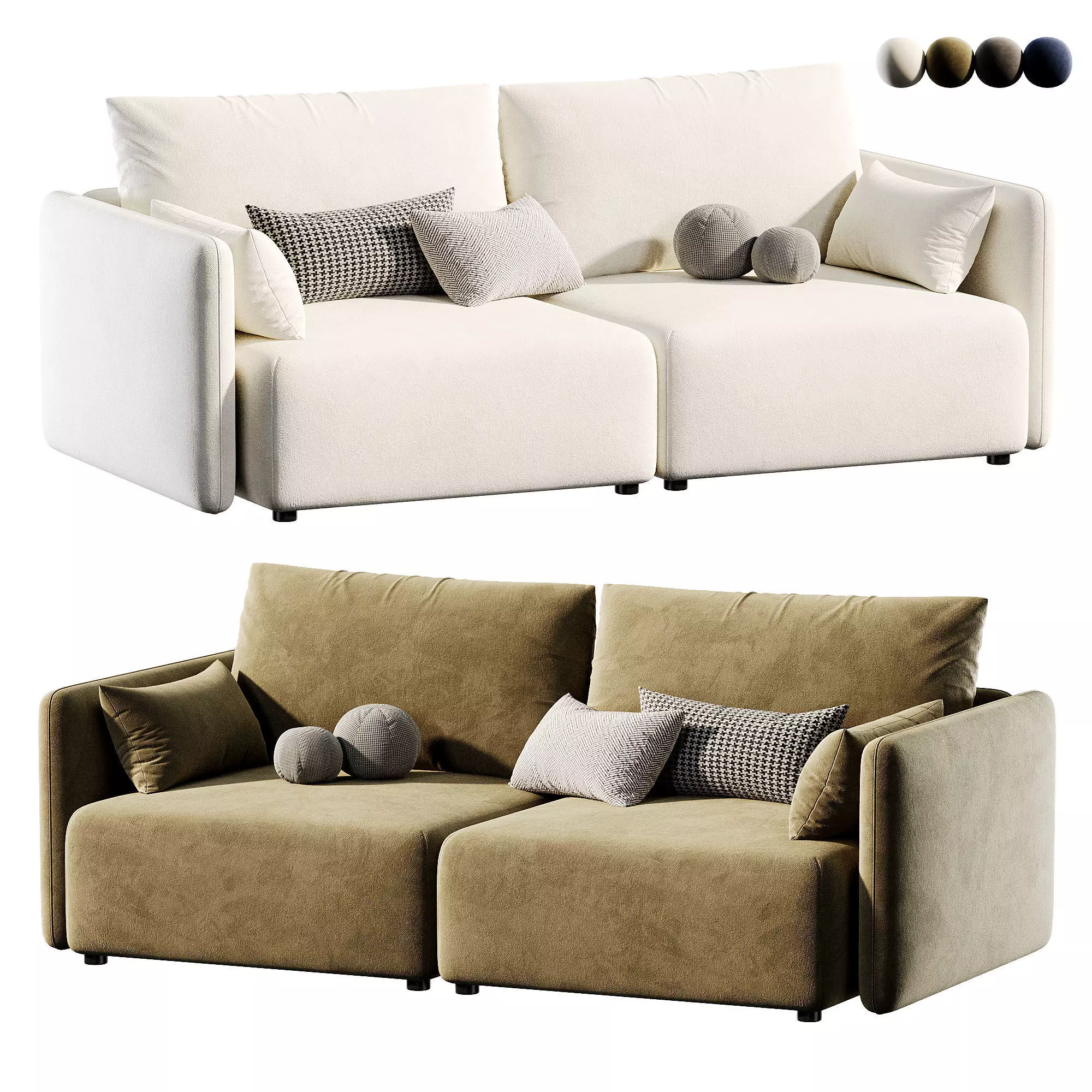 Sofa bed LIO By skdesign 3D model