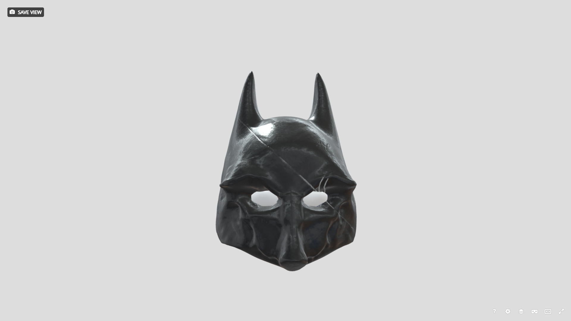 super hero helmet 3D print model_1