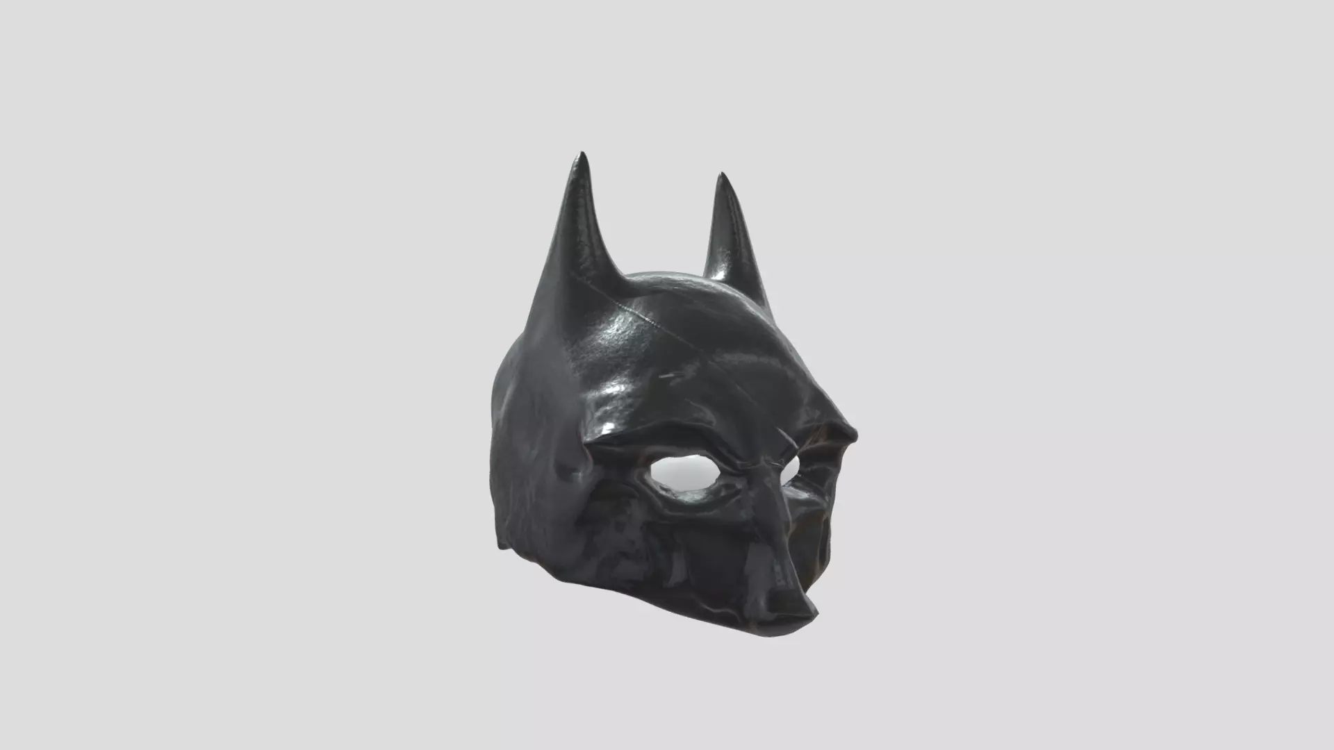 super hero helmet 3D print model_0