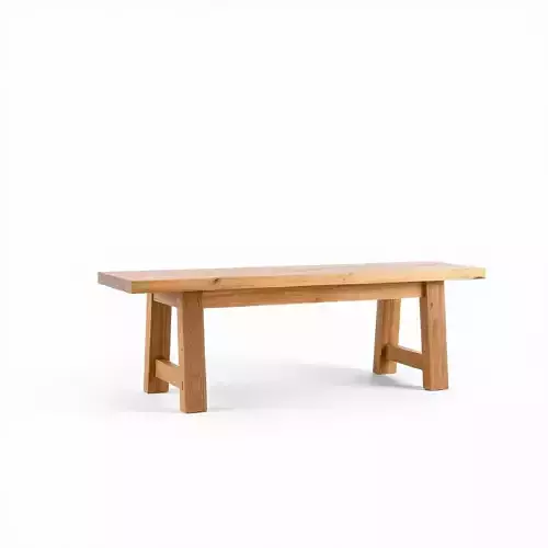 Wooden Bench Model Pack for Versatile Use