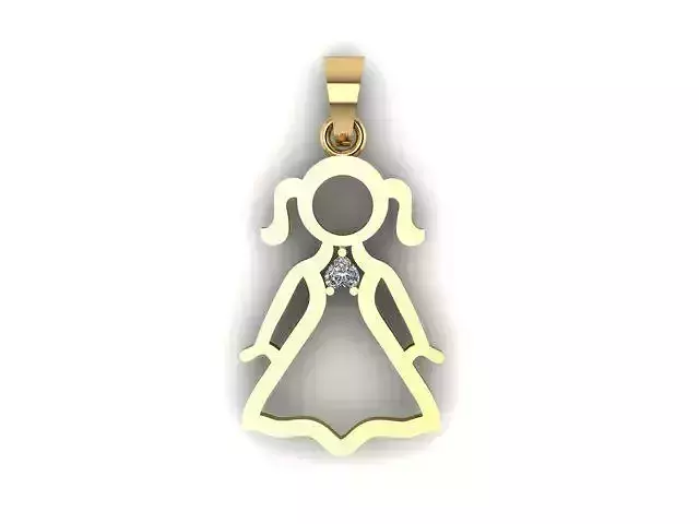 Baby Pendant Girl Pendant