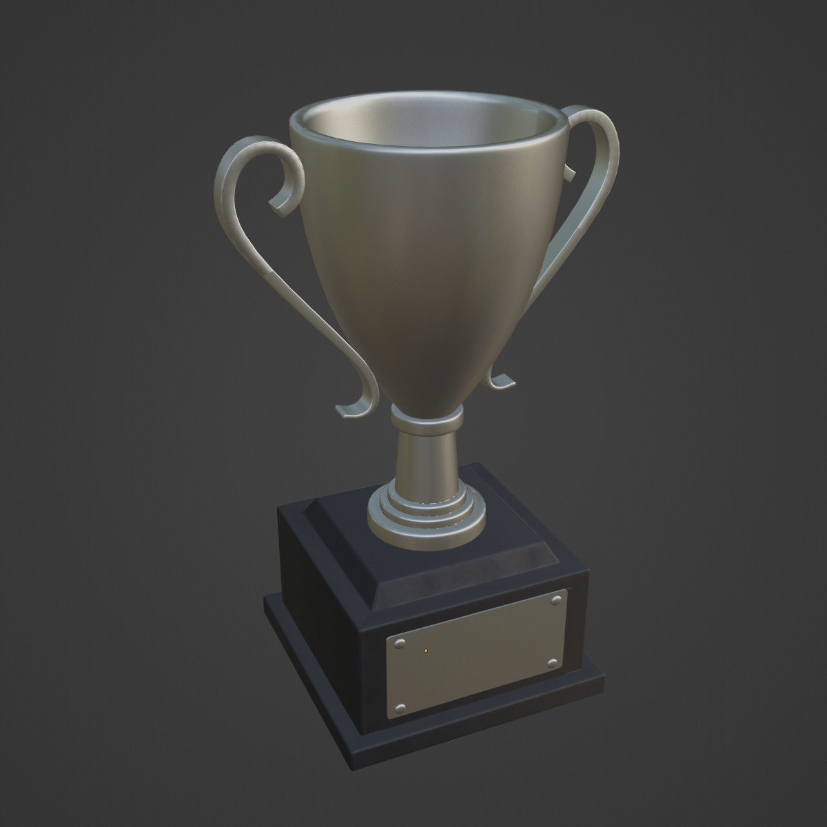 Trophy Cup 02 Low-poly 3D model_6