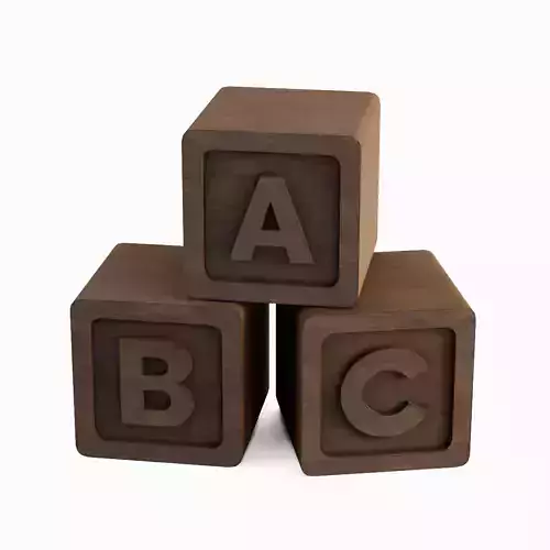 Wooden ABC Blocks 03