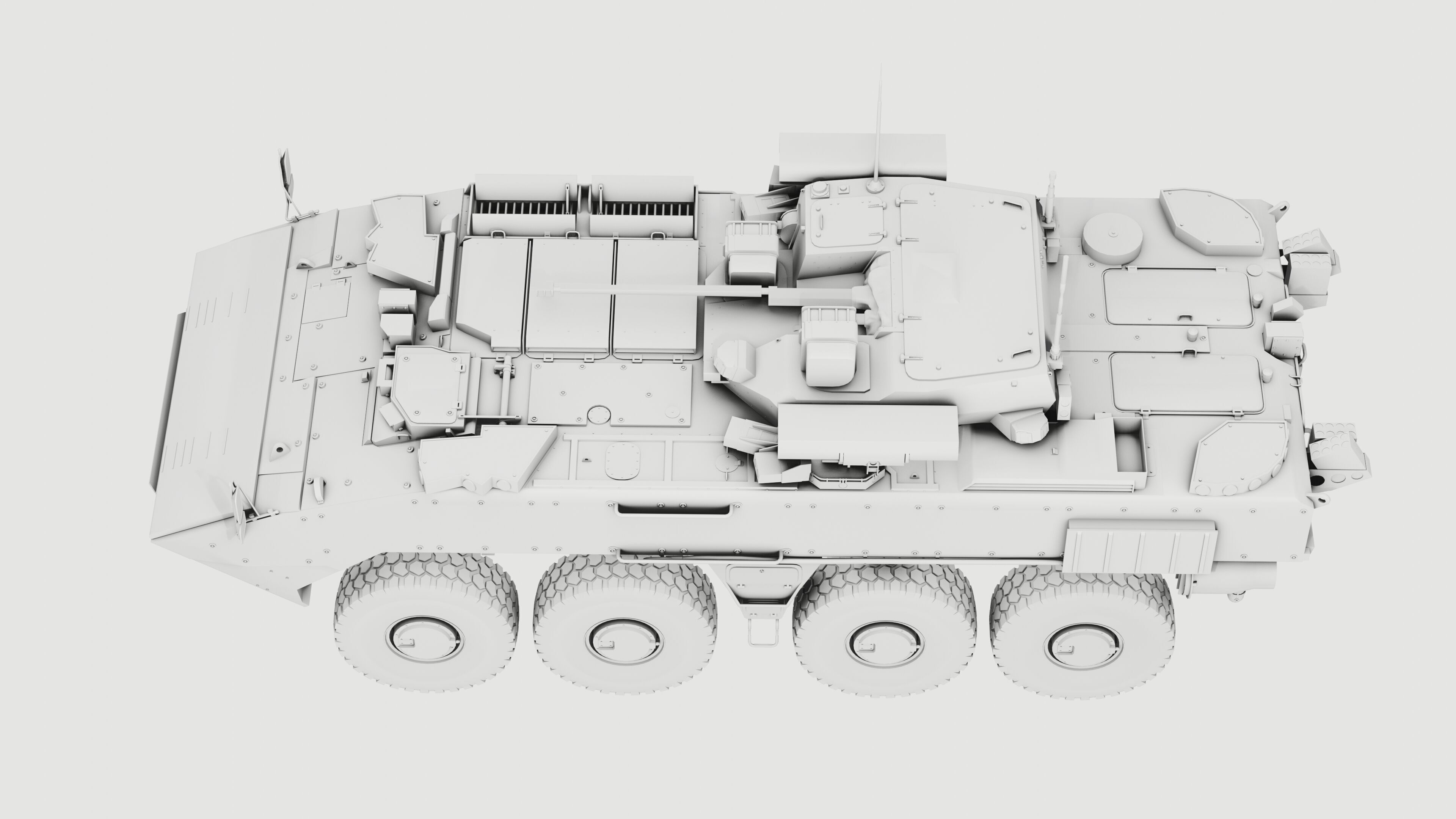 K17 Boomerang Epoch Russian Army APC Game Model 160K Low-poly 3D model_20