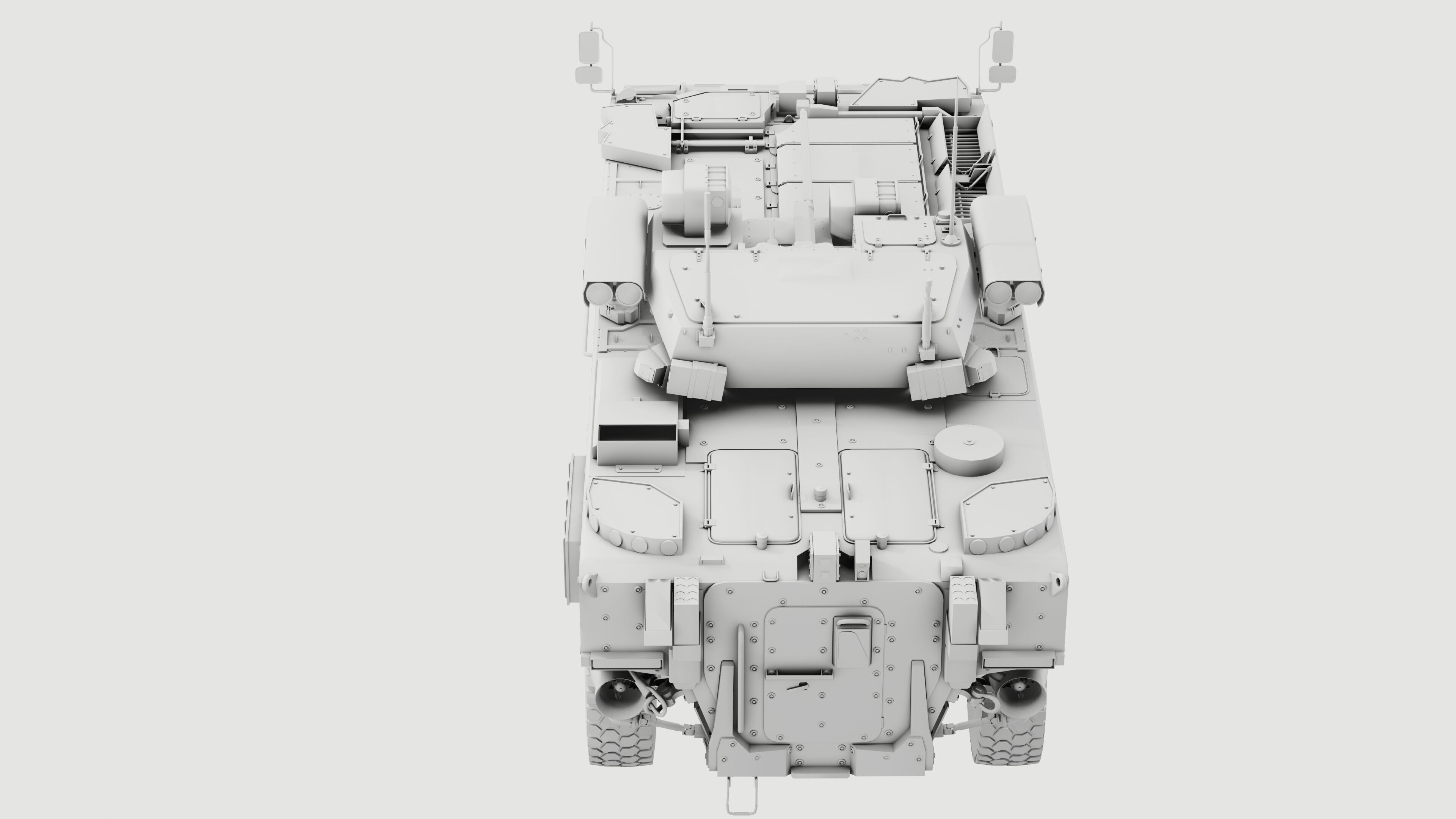 K17 Boomerang Epoch Russian Army APC Game Model 160K Low-poly 3D model_22