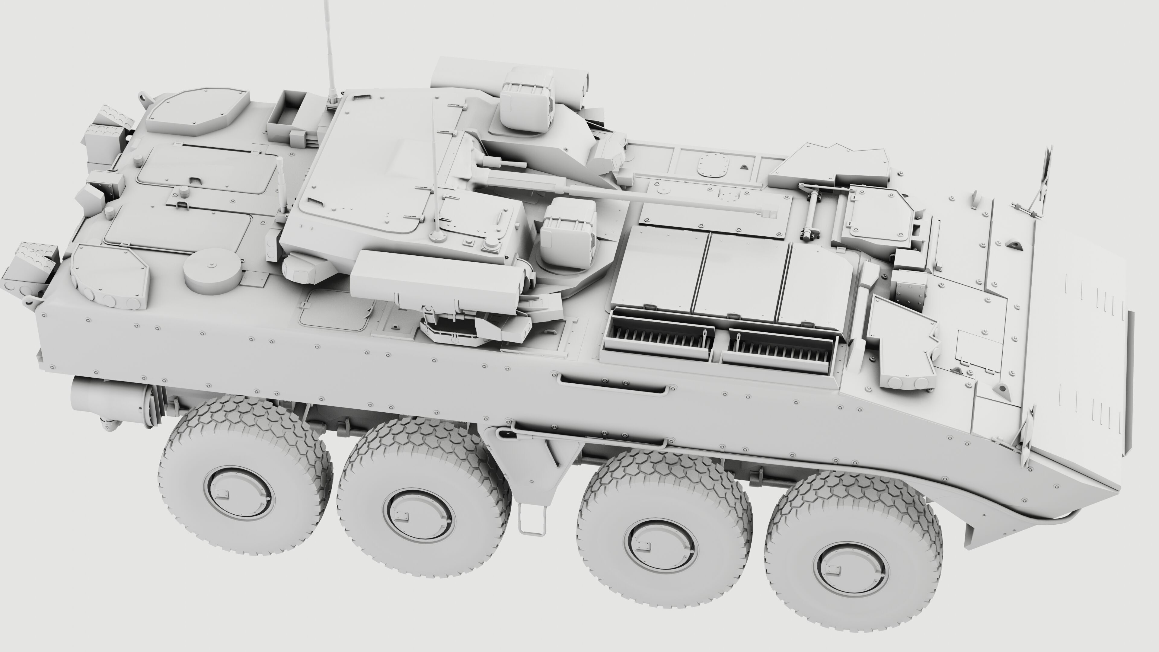 K17 Boomerang Epoch Russian Army APC Game Model 160K Low-poly 3D model_17