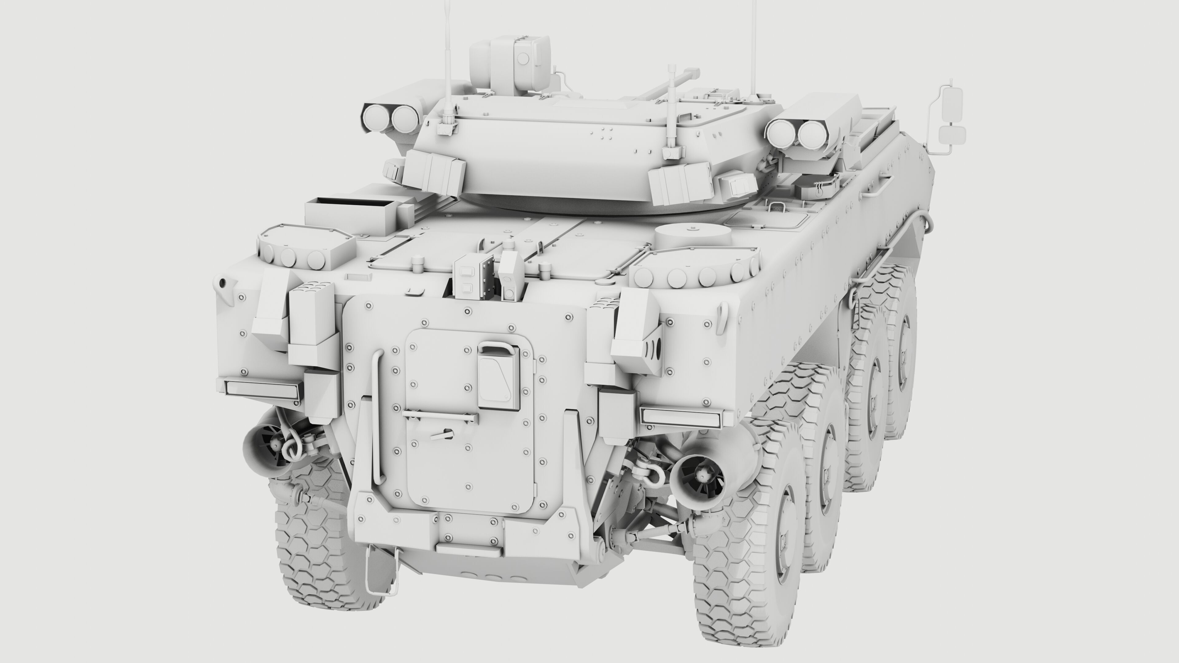 K17 Boomerang Epoch Russian Army APC Game Model 160K Low-poly 3D model_6