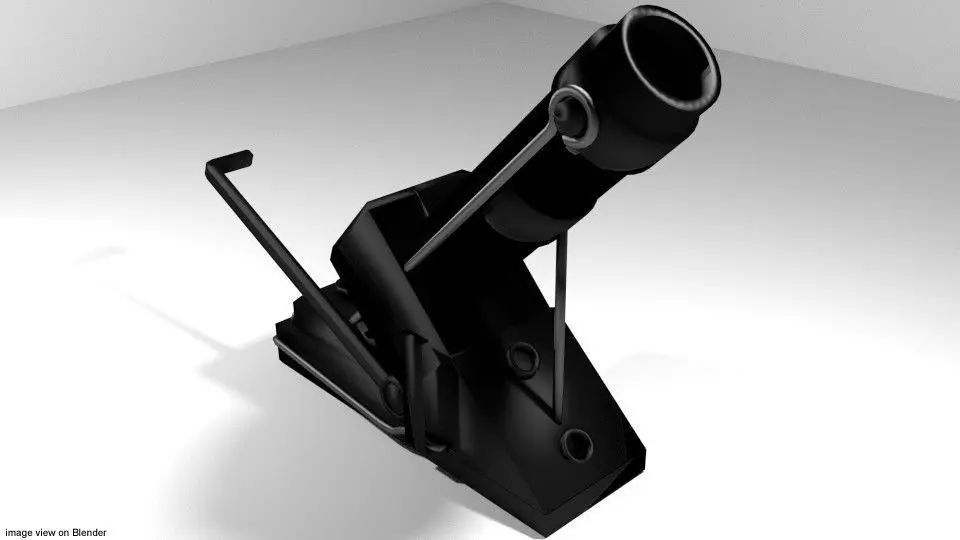 Mortar - Type Garland 3D model_0