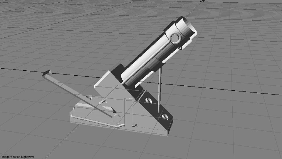 Mortar - Type Garland 3D model_4