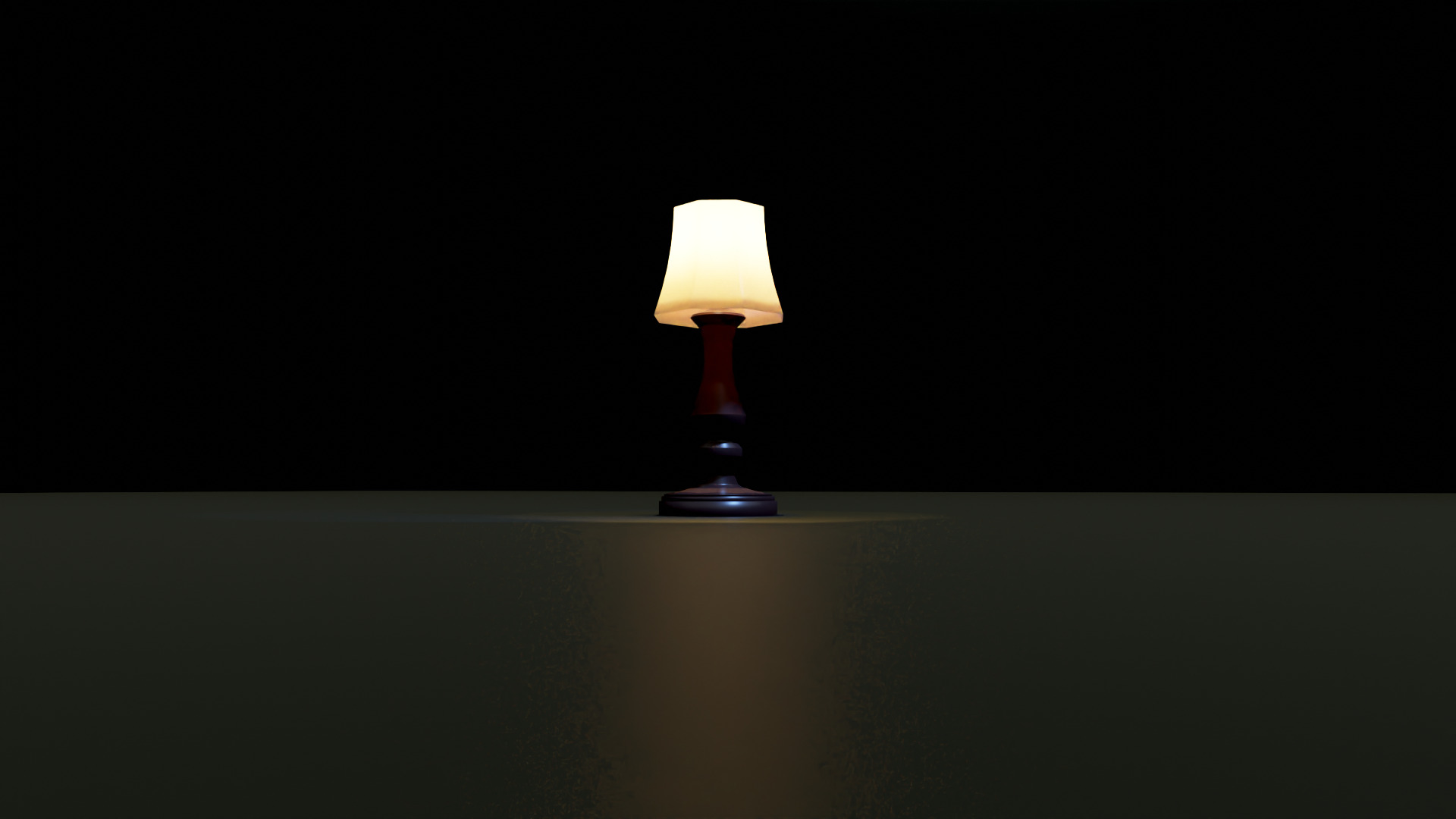 Antique Style Lamp 3D model_3