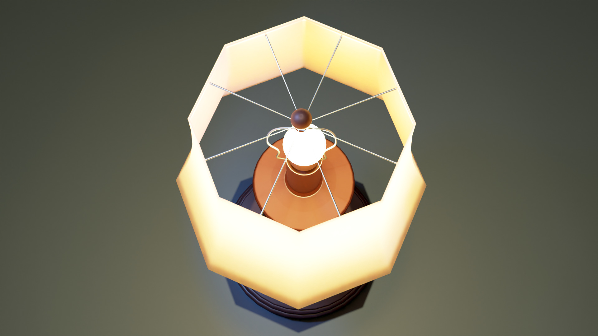 Antique Style Lamp 3D model_5