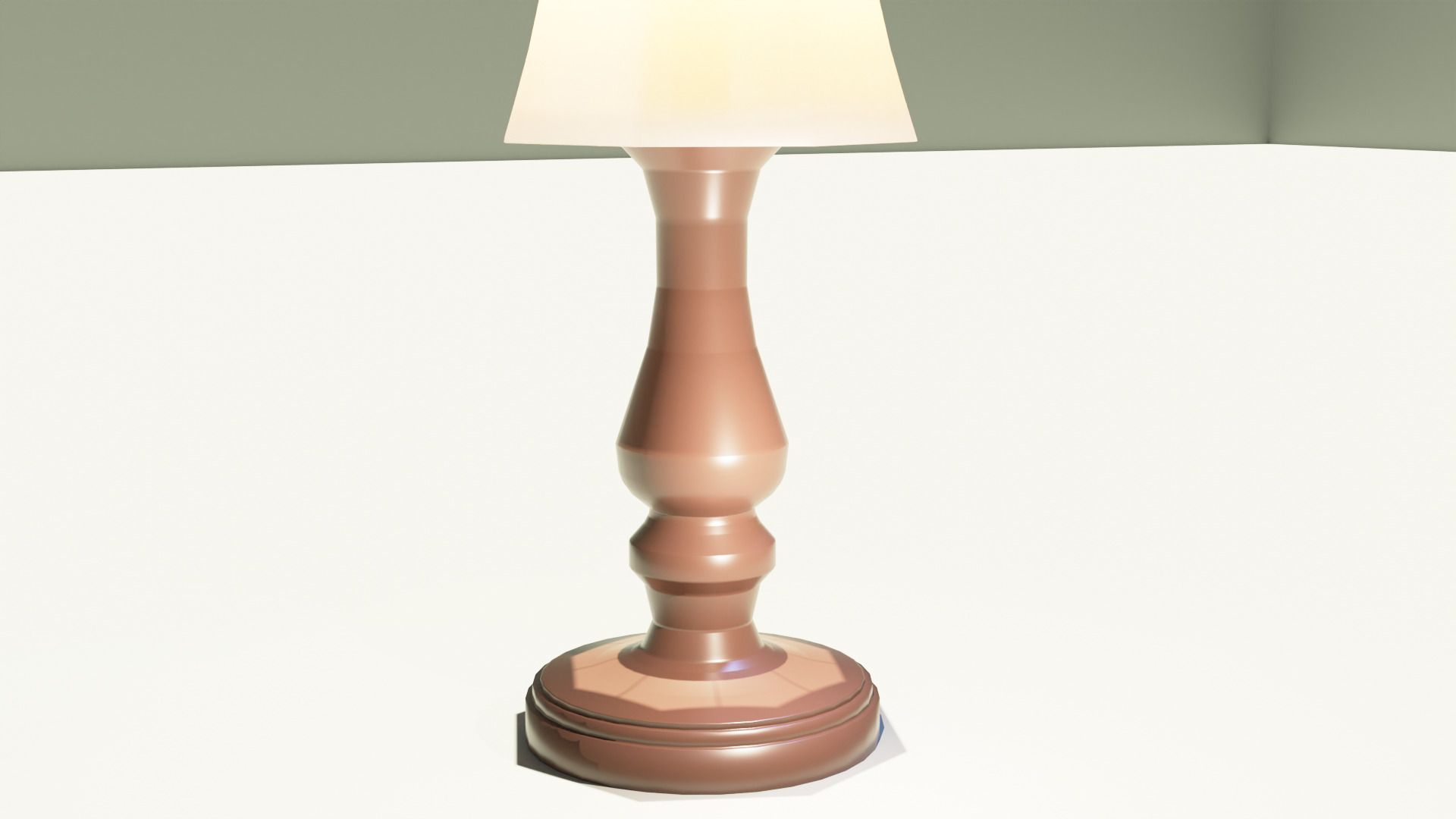 Antique Style Lamp 3D model_2