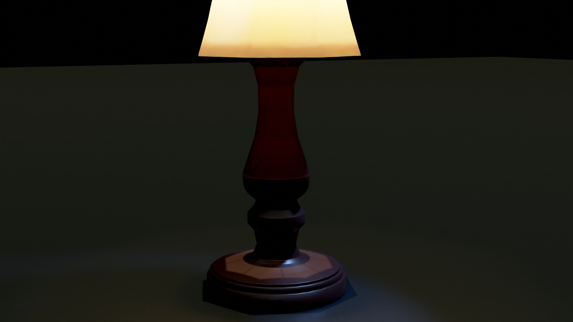 Antique Style Lamp 3D model_1