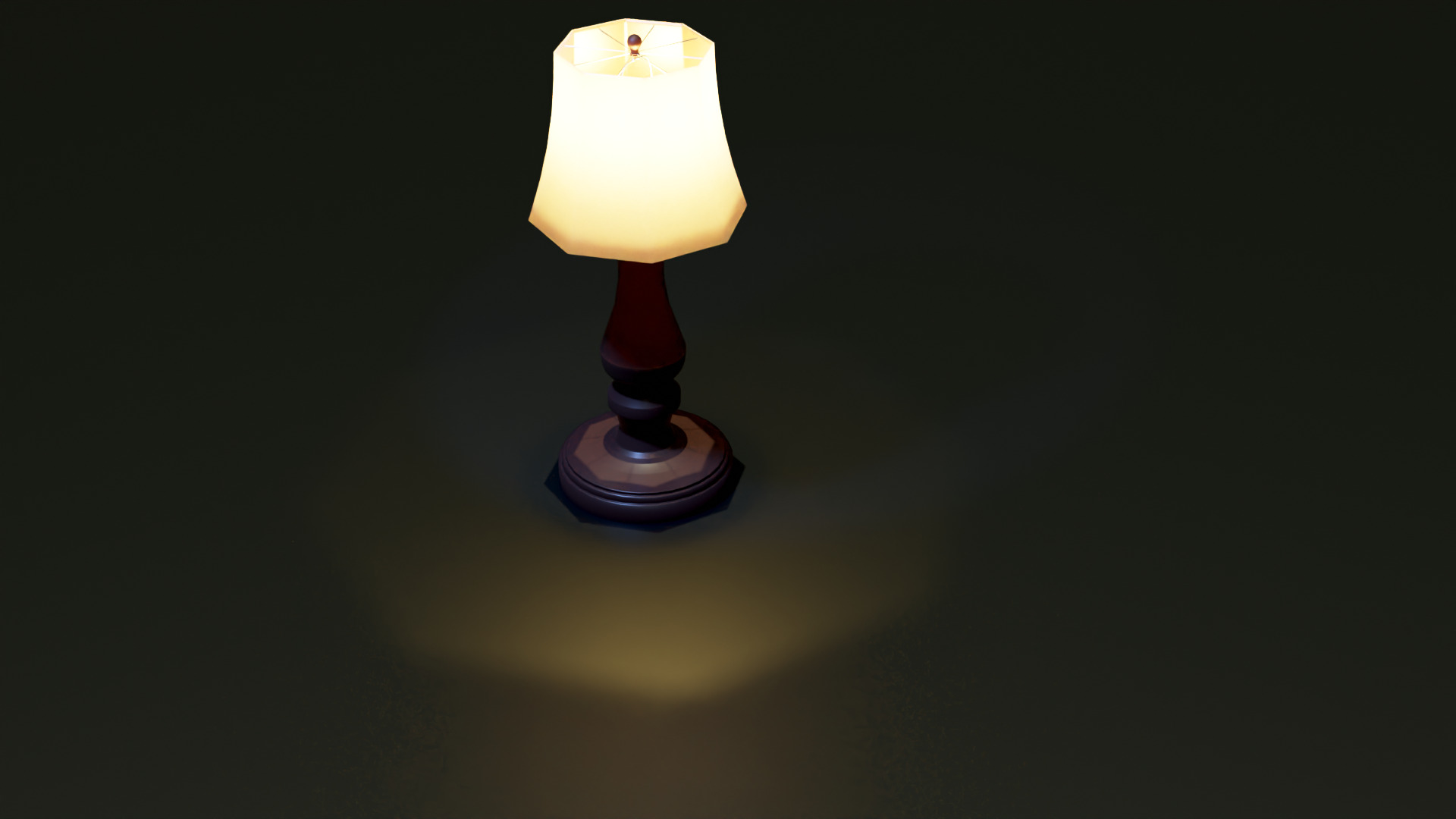 Antique Style Lamp 3D model_4