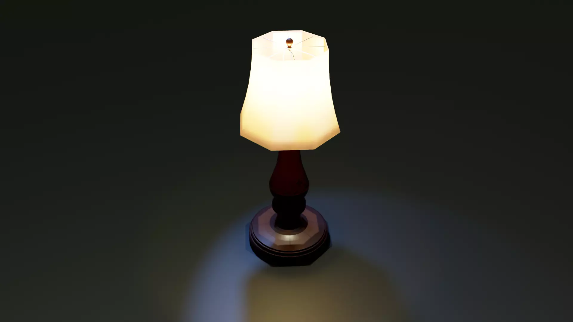 Antique Style Lamp 3D model_0