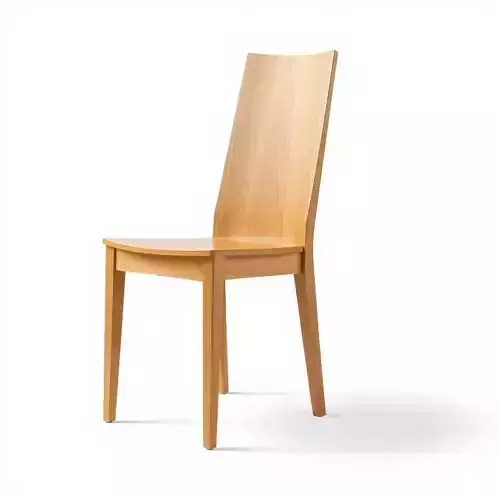 Modern Wooden Chair D Model Pack