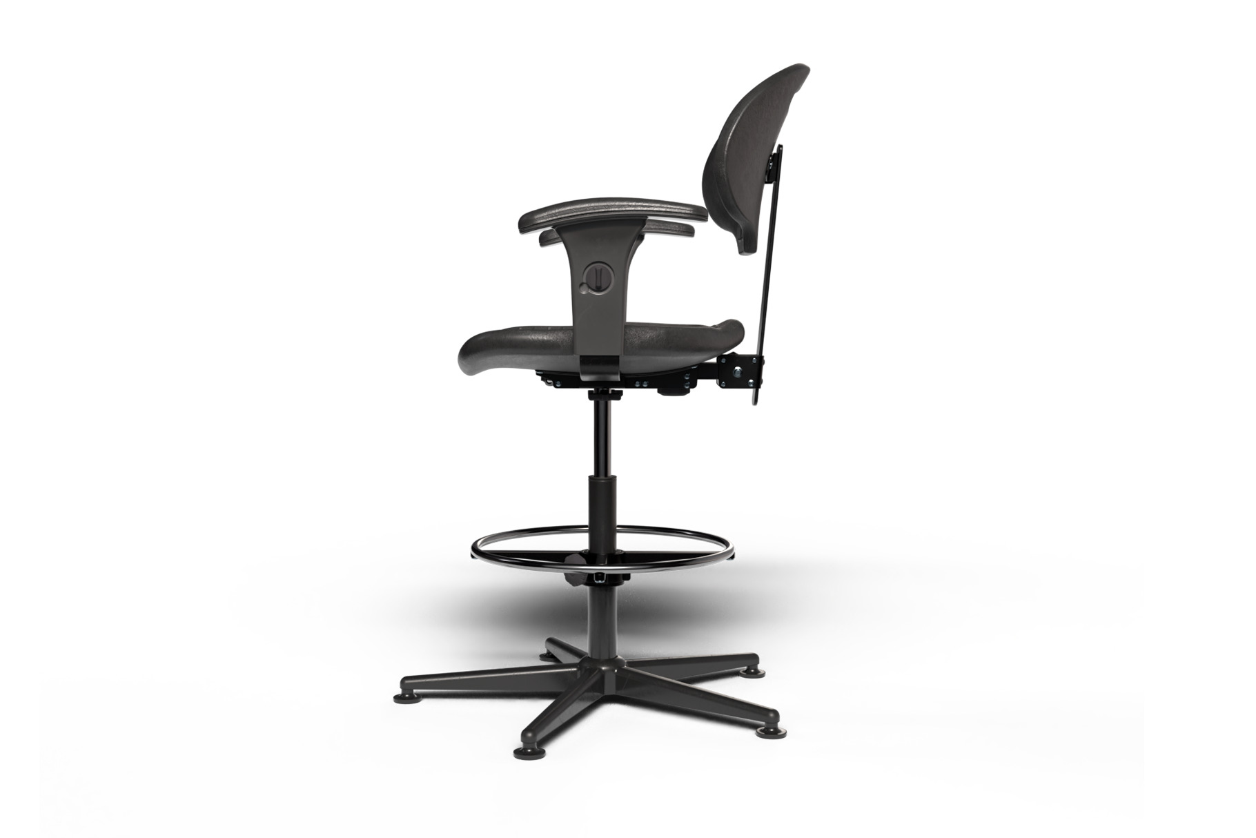 3d model of a chair Low-poly 3D model_3