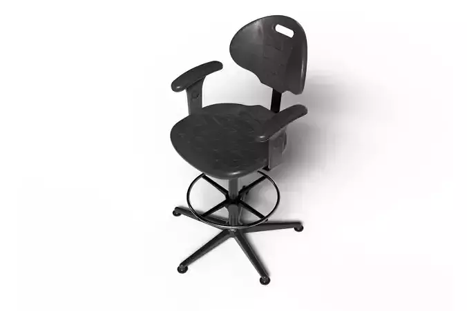 3d model of a chair Low-poly 3D model