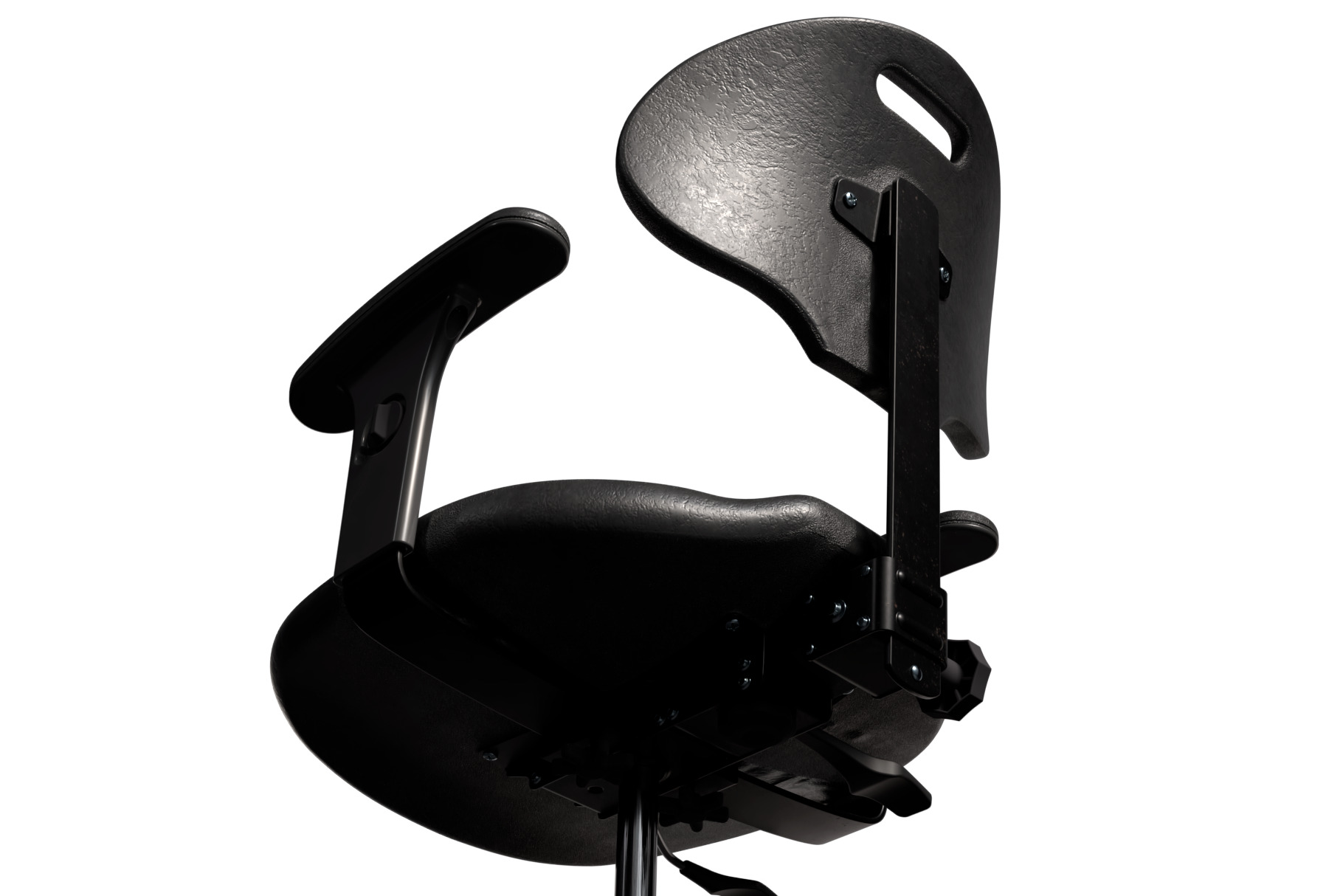 3d model of a chair Low-poly 3D model_5