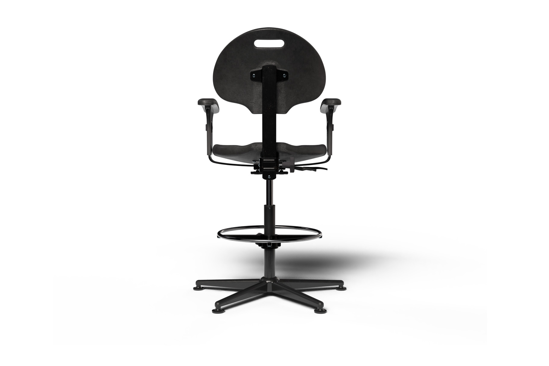 3d model of a chair Low-poly 3D model_4
