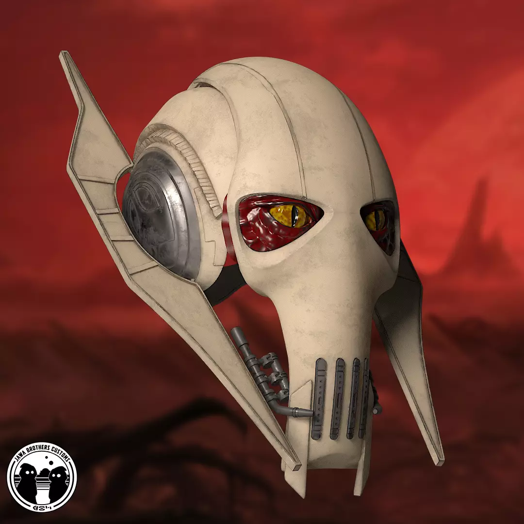 Wearable General Grievous Helmet 3D print model_0