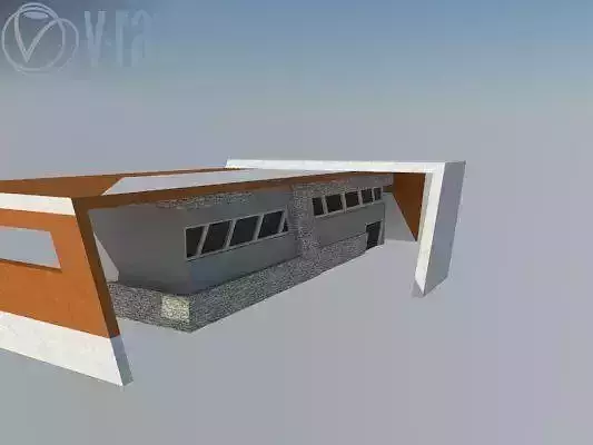 Modern office building