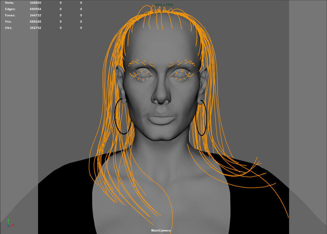  Realistic 3D model of Adele 3D model_9