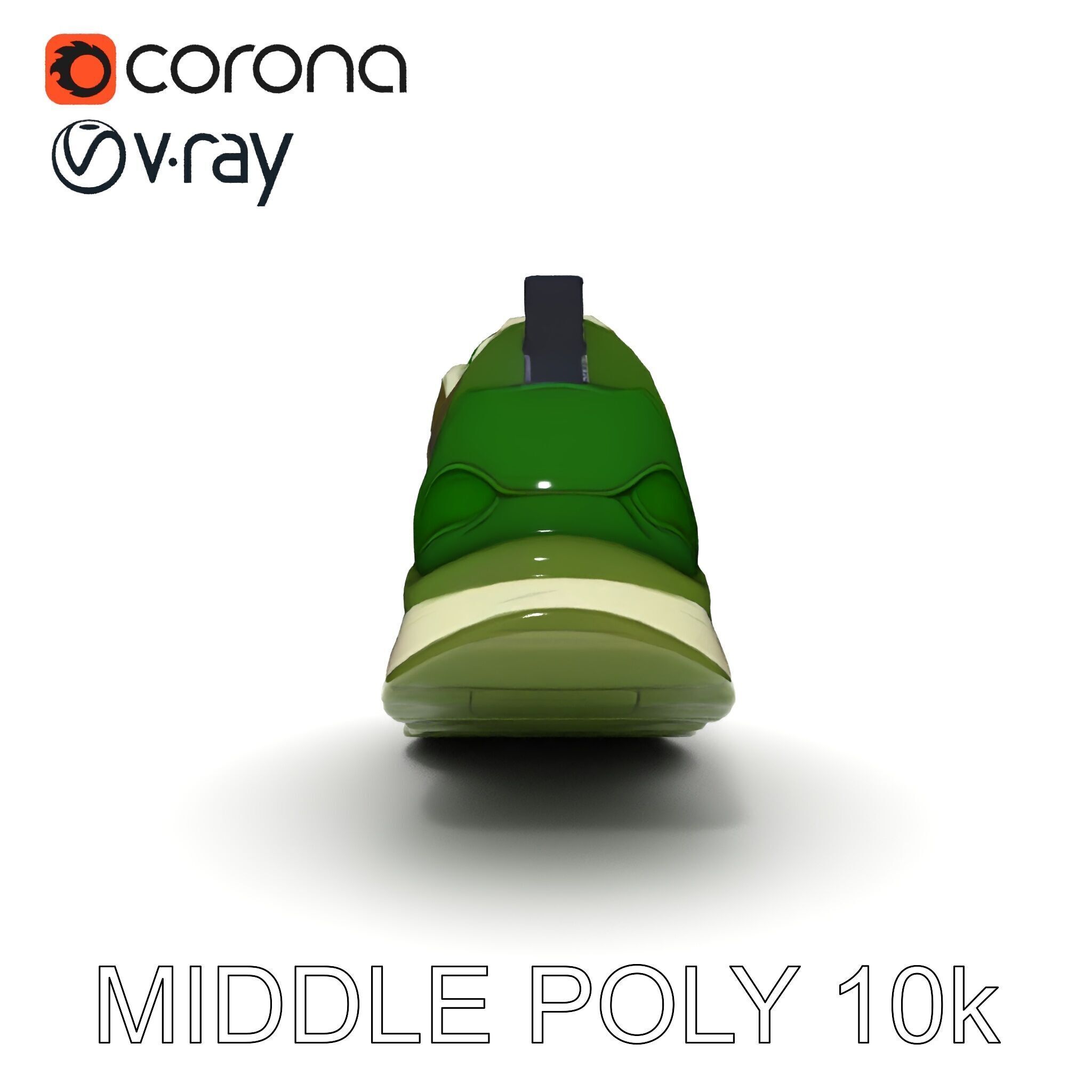 Camouflage Sneaker Model Pack Low-poly 3D model_24