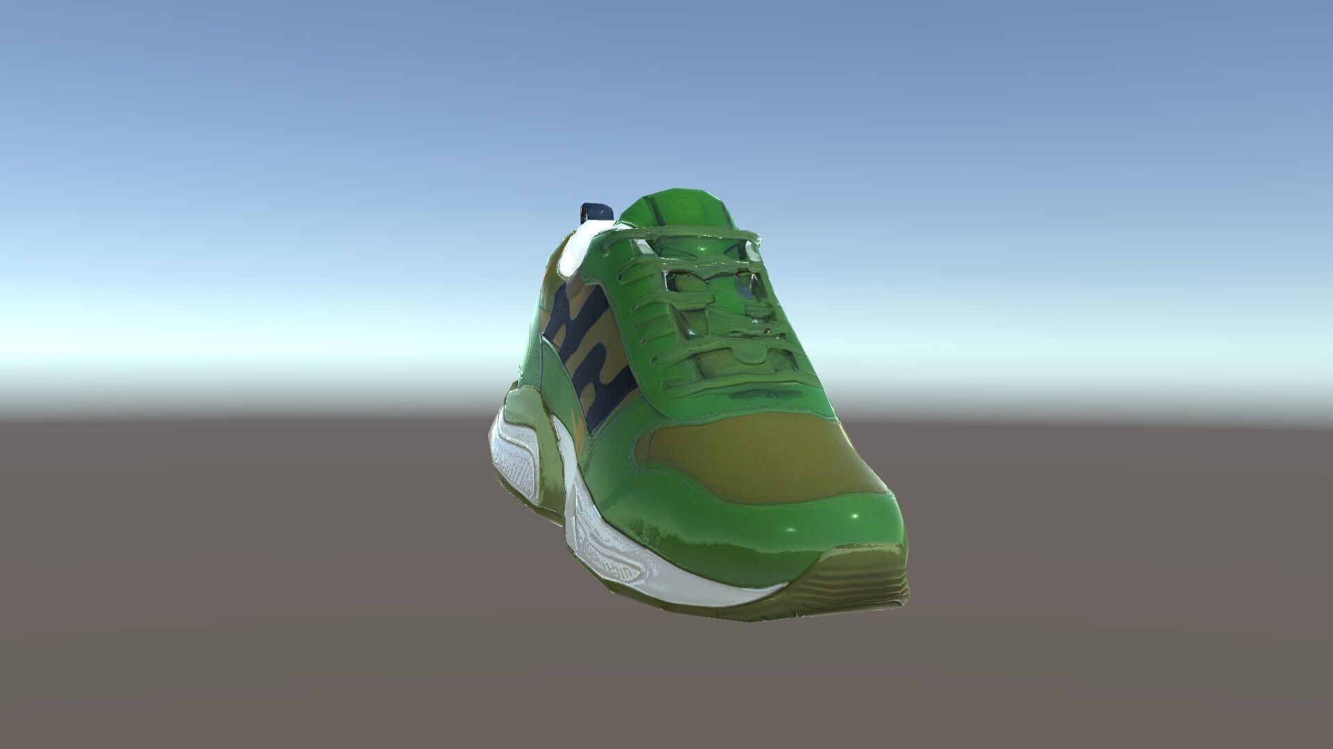 Camouflage Sneaker Model Pack Low-poly 3D model_9