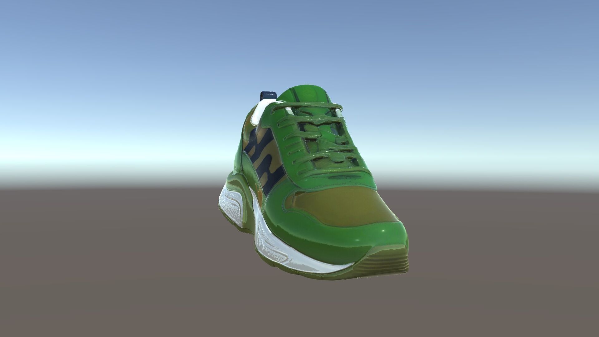 Camouflage Sneaker Model Pack Low-poly 3D model_6