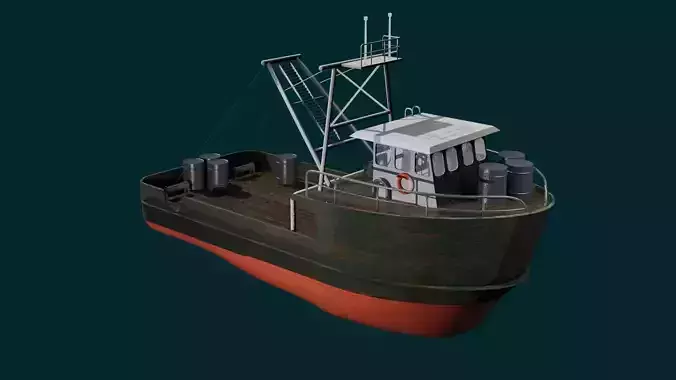 Dirty Ship Azura 3D model